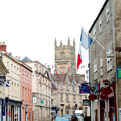 Castle street in Cirencester