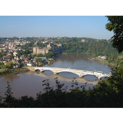 chepstow castle and wye valley image