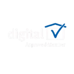 digital tick white logo