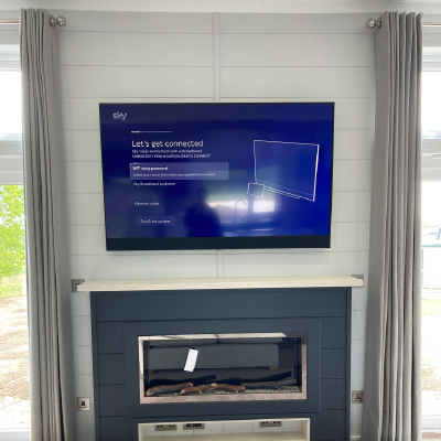 sky glass tv wall mounting by digital tv systems