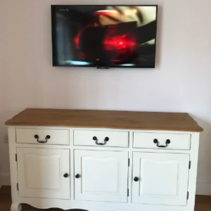 image showing smaller tv wall mounting by digital tv systems